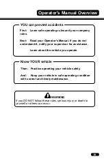 Preview for 5 page of Clark OSQ 126 Operator'S Manual