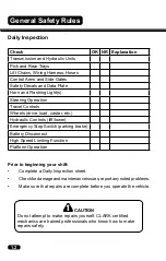 Preview for 16 page of Clark OSQ 126 Operator'S Manual