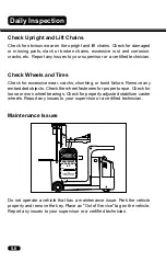 Preview for 68 page of Clark OSQ 126 Operator'S Manual