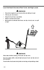 Preview for 26 page of Clark WSTX22 Operator'S Manual