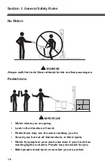 Предварительный просмотр 16 страницы Clark WSTX33 Operator'S Manual