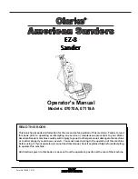 Preview for 1 page of Clarke American Sanders 07070A Operator'S Manual