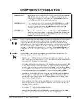 Preview for 3 page of Clarke American Sanders 07070A Operator'S Manual