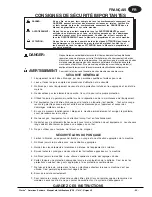 Preview for 24 page of Clarke American Sanders CAV super 30 Operator'S Manual