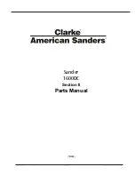 Preview for 31 page of Clarke American Sanders Sander 1600DC Operator'S Manual