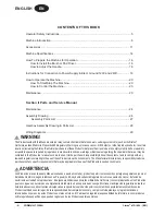 Предварительный просмотр 2 страницы Clarke 01207SD Operator'S Manual