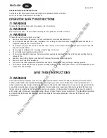 Preview for 2 page of Clarke 04131D Operator'S Manual