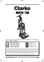 Preview for 1 page of Clarke 107408160 Instructions For Use Manual