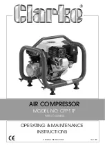 Preview for 1 page of Clarke 2090908 Operating & Maintenance Instructions