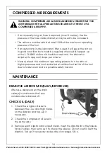 Предварительный просмотр 10 страницы Clarke 2090908 Operating & Maintenance Instructions