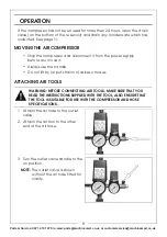 Предварительный просмотр 8 страницы Clarke 2245307 Operation & Maintenance Instructions Manual