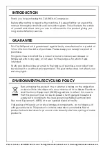 Preview for 2 page of Clarke 2245312 Operation & Maintenance Instructions Manual