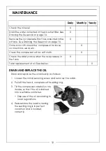 Preview for 12 page of Clarke 2320870 Operation & Maintenance Instructions Manual