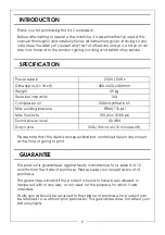 Preview for 2 page of Clarke 2320875 Operation & Maintenance Instructions Manual