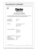 Предварительный просмотр 16 страницы Clarke 2322020 Operation & Maintenance Instructions Manual