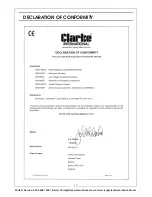 Предварительный просмотр 17 страницы Clarke 2322020 Operation & Maintenance Instructions Manual