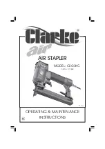 Clarke 3110380 Operating & Maintenance Instructions preview