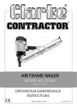 Preview for 1 page of Clarke 3110397 Operation & Maintenance Instructions Manual