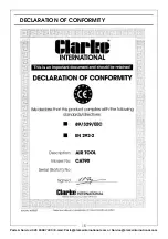 Предварительный просмотр 15 страницы Clarke 3110400 Operating & Maintenance Instructions