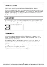 Preview for 2 page of Clarke 3110401 Operating & Maintenance Instructions