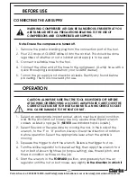 Предварительный просмотр 7 страницы Clarke 3110402 Operating & Maintenance Instructions