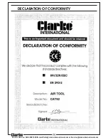 Предварительный просмотр 18 страницы Clarke 3110402 Operating & Maintenance Instructions