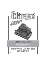 Clarke 3110434 Operating & Maintenance Instructions предпросмотр