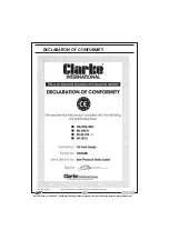 Preview for 15 page of Clarke 3110434 Operating & Maintenance Instructions