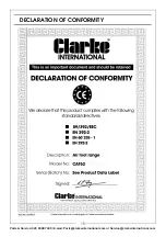 Предварительный просмотр 15 страницы Clarke 3110462 Operating & Maintenance Instructions