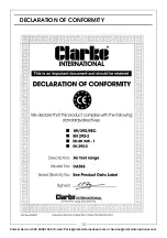 Предварительный просмотр 15 страницы Clarke 3110463 Operating & Maintenance Instructions