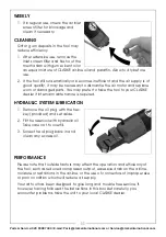 Preview for 11 page of Clarke 3110470 Operating & Maintenance Instructions