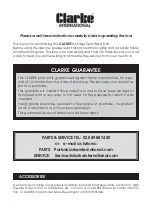 Preview for 3 page of Clarke 3110740 Operation & Maintenance Instructions Manual