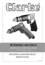 Preview for 1 page of Clarke 3110835 Operating & Maintenance Instructions