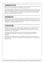 Preview for 2 page of Clarke 3110835 Operating & Maintenance Instructions