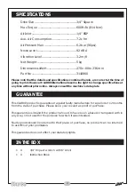 Preview for 2 page of Clarke 3110860 Operation & Maintenance Instructions Manual