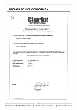 Preview for 15 page of Clarke 3110881 Operating & Maintenance Instructions