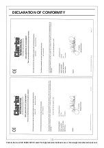 Preview for 13 page of Clarke 3120110 Operating & Maintenance Instructions