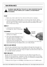 Preview for 11 page of Clarke 3120142 Operating & Maintenance Instructions