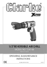 Preview for 1 page of Clarke 3120172 Operating & Maintenance Instructions