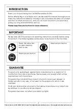 Preview for 2 page of Clarke 3120172 Operating & Maintenance Instructions