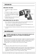 Preview for 9 page of Clarke 3120172 Operating & Maintenance Instructions