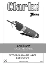 Preview for 1 page of Clarke 3120181 Operating & Maintenance Instructions