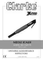 Preview for 1 page of Clarke 3120187 Operating & Maintenance Instructions