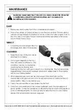 Предварительный просмотр 10 страницы Clarke 3120500 Operating & Maintenance Instructions