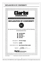 Предварительный просмотр 15 страницы Clarke 3120500 Operating & Maintenance Instructions