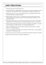 Preview for 3 page of Clarke 3400760 Instructions For Use Manual