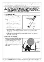 Preview for 8 page of Clarke 3400760 Instructions For Use Manual