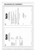 Предварительный просмотр 13 страницы Clarke 3400841 Operation & Maintenance Instructions Manual