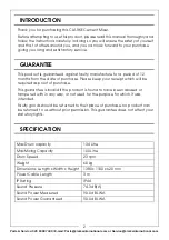 Preview for 2 page of Clarke 3400862 Operation & Maintenance Instructions Manual