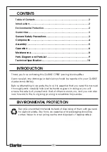 Preview for 2 page of Clarke 3400900 Operating & Maintenance Instructions